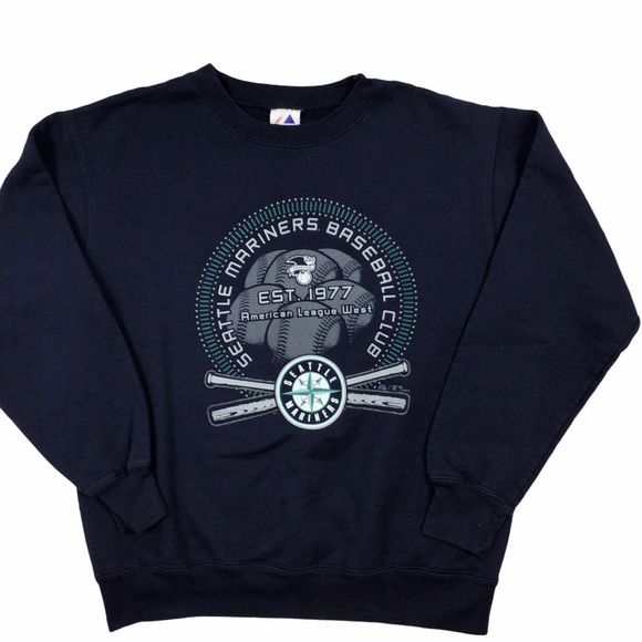 Seattle mariners crewneck sweatshirt Clearance